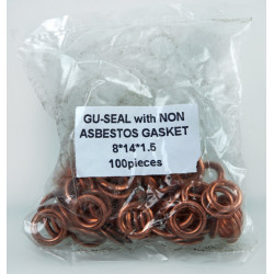 COPPER WASHER WITH GASKET 8X14X1.5
