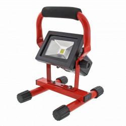 LED FLOODLIGHT 10W PORTABLE BATTERY 2 MODES 350 700 LM