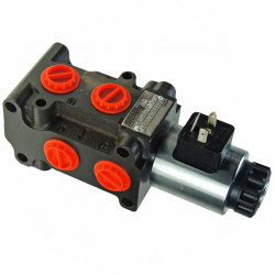 24 V SOLENOID VALVE FOR THE HYDRAULIC SYSTEM 1/2" SIX-WAY