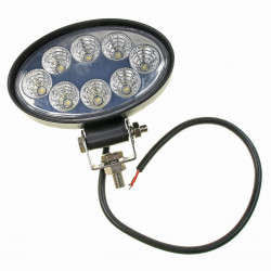 LED WORK LAMP 24W 8X3W OVAL