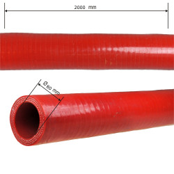 TUBO IN SILICONE Q80X2000 MM ASPIRAZIONE TURBO