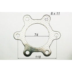 TURBOCHARGER AND EXHAUST SYSTEM GASKET