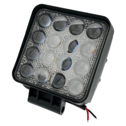 LED WORK LAMP 48W 16X3W 3000 LM 48W CONVECTED CLEAR LENSES