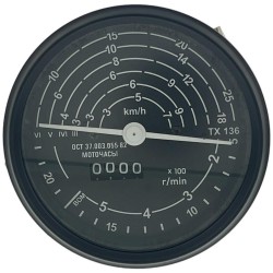 COMPTEUR HORAIRE MOTEUR TRACTOMETRE MTZ 85MM 0-3000 RPM