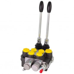 ROZDZIELACZ HYDRAULICZNY 2-SEKCYJNY (1 SEKCJA Z ZATRZASKIEM)