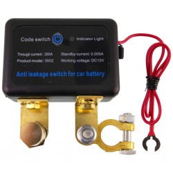 ZDALNY AUTOMATYCZNY ODŁĄCZNIK AKUMULATORA 12V 260A + 2 X...