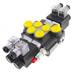 ROZDZIELACZ HYDRAULICZNY Z50 STEROWANY ELEKTRYCZNIE 24V 2...
