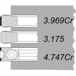 PIERŚCIENIE TŁOKOWE KPL. CUMMINS NH350 Q139,7MM...